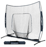 PowerNet 7x7 PRO Portable Pitching Batting Net with One Piece Frame and Carry Bag
