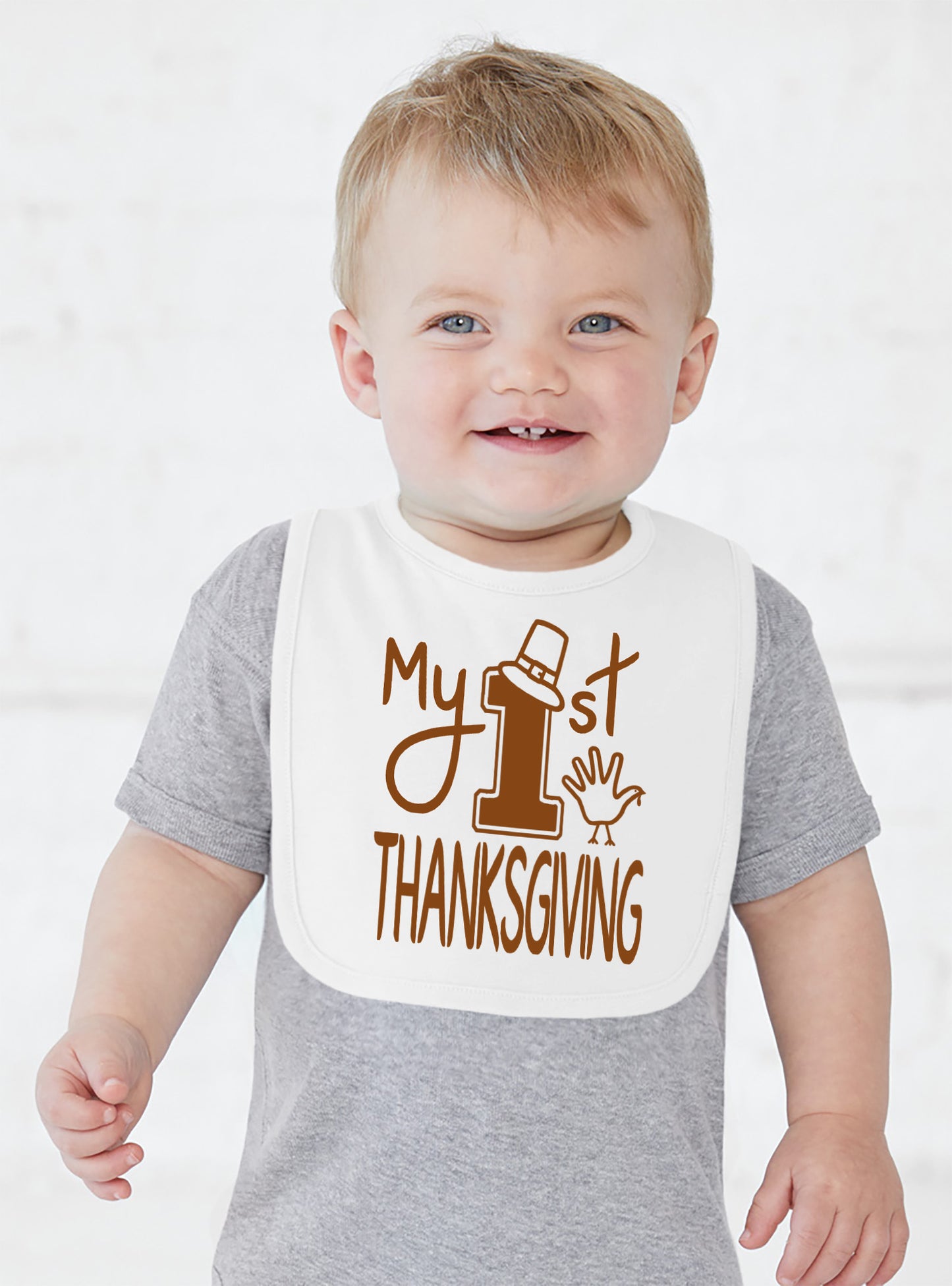 Baby Infant 1st Thanksgiving Bib