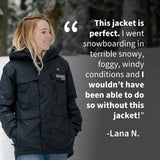 Shift Womens Heated Snowboard Jacket by Gobi Heat