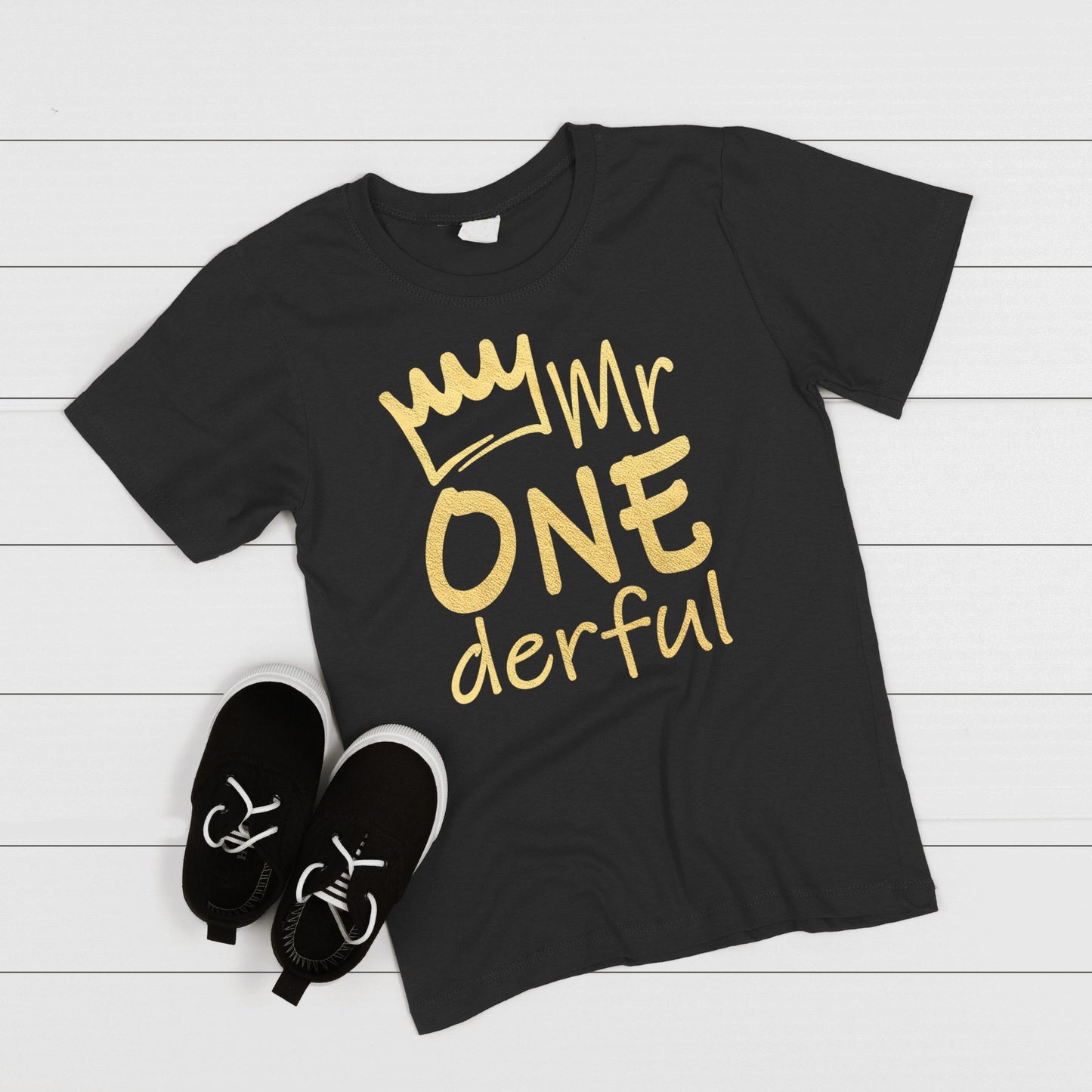Mr Onederful 1st Birthday Shirts