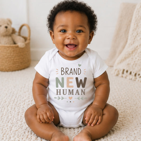 Brand New Human - Baby Is Here Bodysuit
