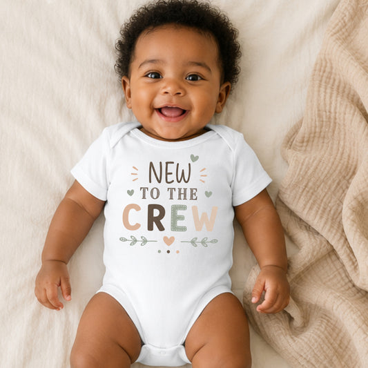 New To The Crew - Baby Is Here Bodysuit
