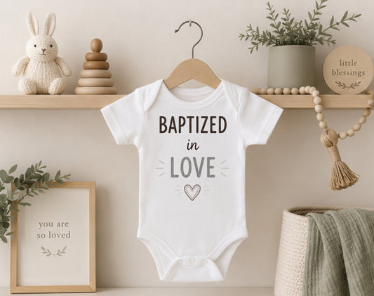 Baptized In Love - Dedication Bodysuit