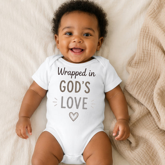 Wrapped In God's Love - Dedication Bodysuit