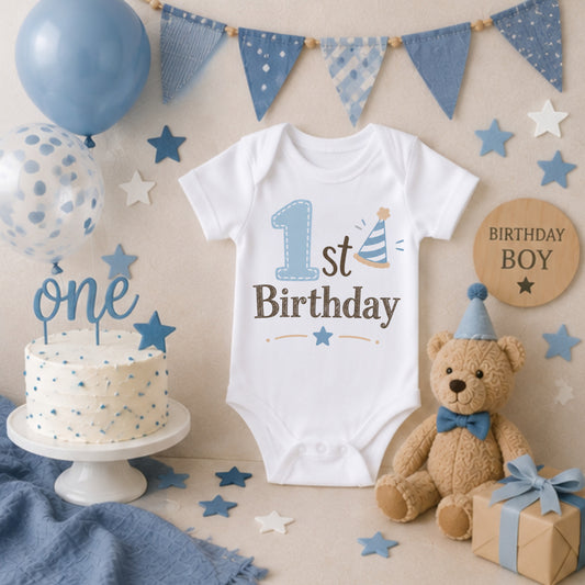 1st Birthday II - First Birthday Bodysuit
