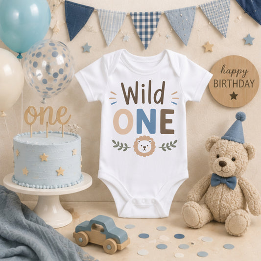 Wild One I - First Birthday Bodysuit