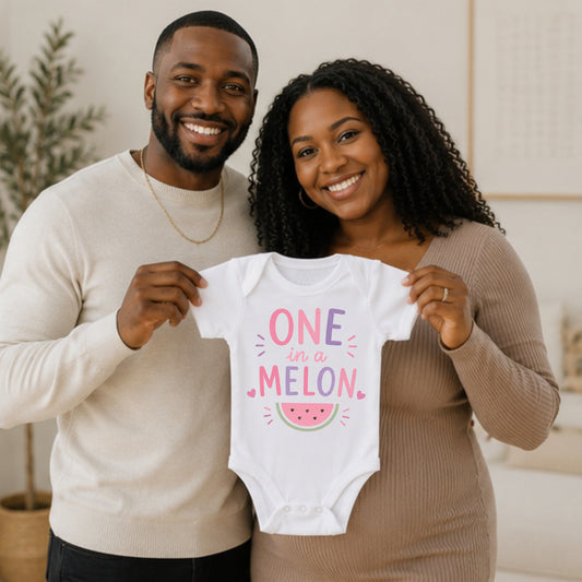 One In A Melon - First Birthday Bodysuit