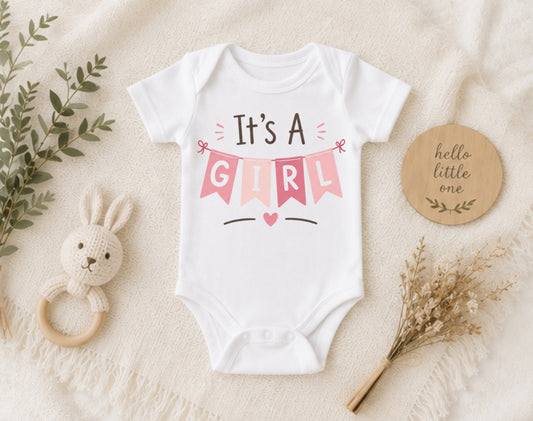 It's a Girl! - Gender Reveal Bodysuit II