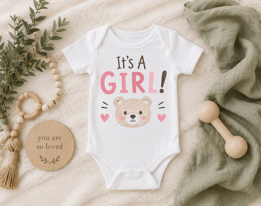 It's a Girl! - Gender Reveal Bodysuit IV