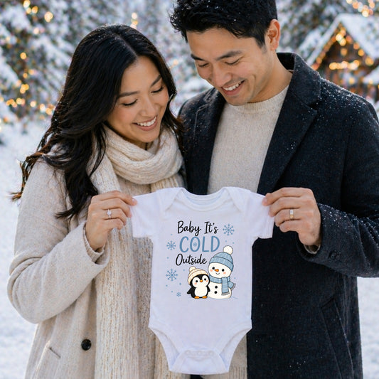 Baby it's Cold Outside - Holiday Christmas Bodysuit