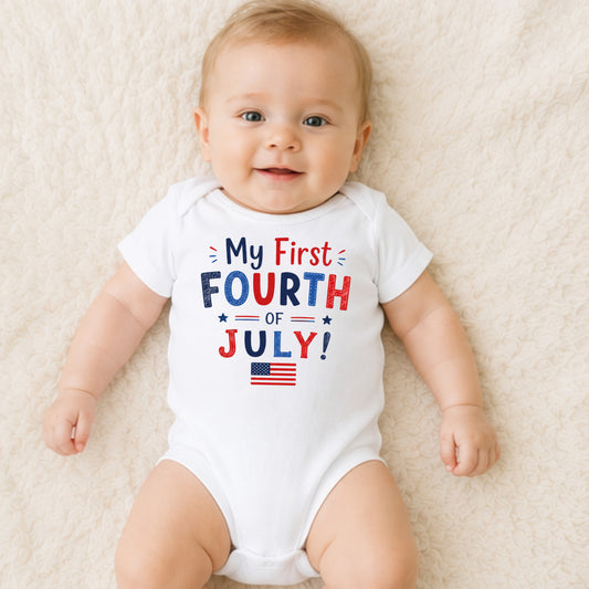 My First Fourth of July II - Holiday Fourth of July Bodysuit