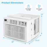 10000 BTU Window Air Conditioner-White
