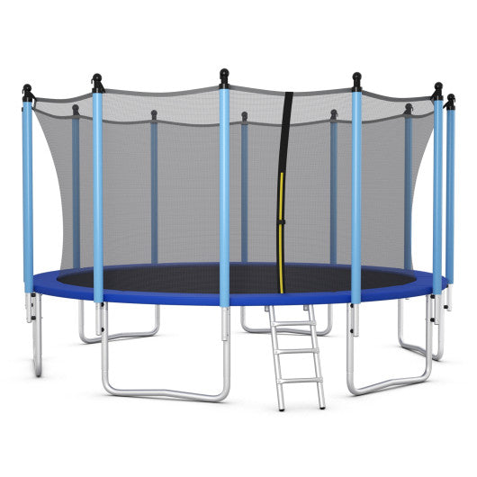Outdoor Trampoline with Safety Closure Net-16 ft