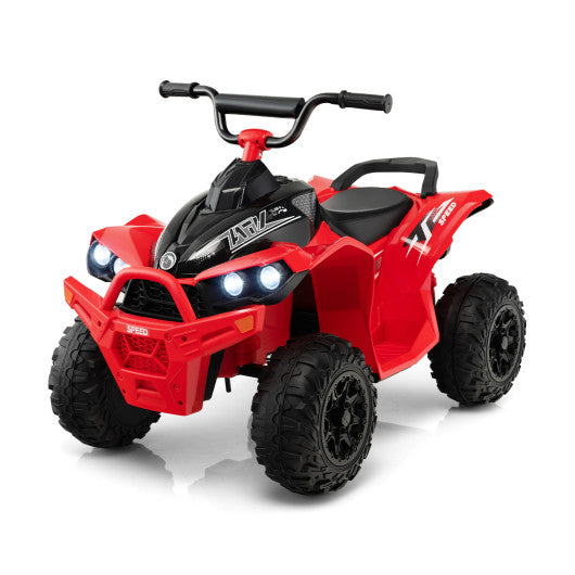 12V Kids Ride On ATV with High/Low Speed and Comfortable Seat-Red