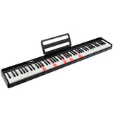 88-Key Portable Electric Lighted Keyboard Piano-Black