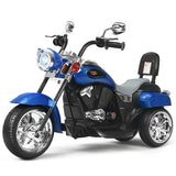 6V 3 Wheel Kids Motorcycle-Blue