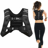 Training Weight Vest Workout Equipment with Adjustable Buckles and Mesh Bag-12 lbs
