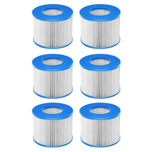6 Pieces Type VI Multipurpose Hot Tub Filter Cartridge
