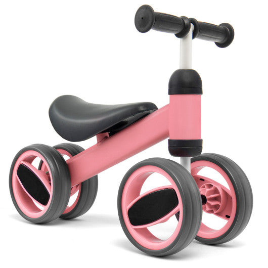 4 Wheels Baby Balance Bike Toy-Pink