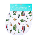 Baby Burp Cloth & Bib Combo: Louisiana Baby by Little Hometown