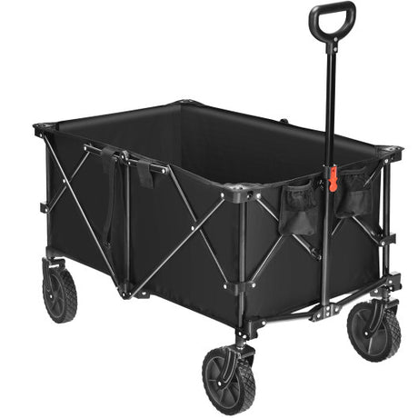 Outdoor Utility Garden Trolley Buggy -Black