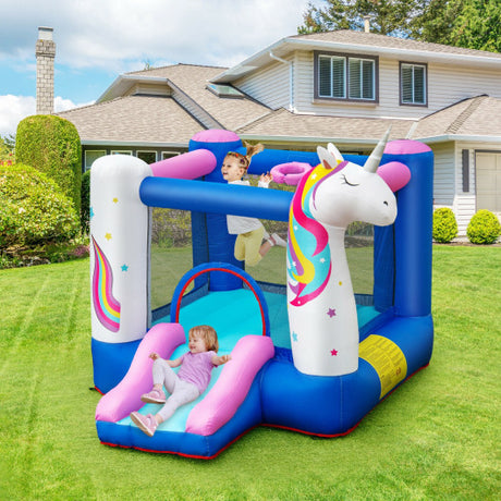 Kids Inflatable Bounce House with 380W Blower