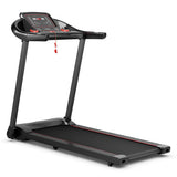 2.25HP Electric Running Machine Treadmill with Speaker and APP Control-Red