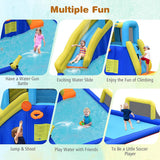 6-in-1 Inflatable Water Slides with Blower for Kids
