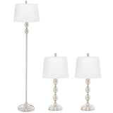 3-Piece Table and Floor Lamp Set