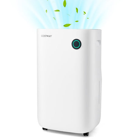 4500 Sq. Ft Dehumidifier with 5 Modes and 3-Color Indicator Light-White