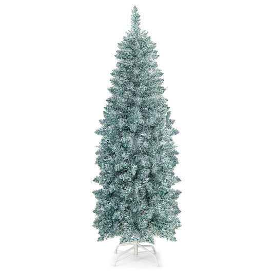 5 FT Pre-lit Artificial Christmas Tree with 343 Branch Tips and Multi-color LED Lights-5 ft