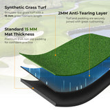 5 x 3 ft Artificial Turf Grass Practice Mat for Indoors and Outdoors-32mm