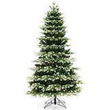7 Feet Hinged Christmas Tree with 500 LED Lights Remote Control