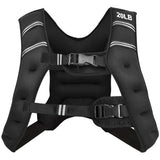 Training Weight Vest Workout Equipment with Adjustable Buckles and Mesh Bag-20 lbs