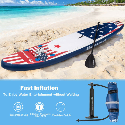 11 Feet Inflatable Stand up Paddle Board with 3 Fins Thruster