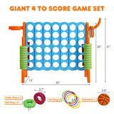 2.5ft 4-to-Score Giant Game Set-Orange