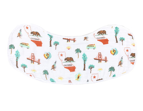 2-in-1 Burp Cloth and Bib: California Baby by Little Hometown - Aiden's Corner Baby & Toddler Clothes, Toys, Teethers, Feeding and Accesories
