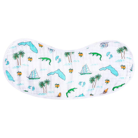 2-in-1 Burp Cloth and Bib:  Florida Baby by Little Hometown - Aiden's Corner Baby & Toddler Clothes, Toys, Teethers, Feeding and Accesories