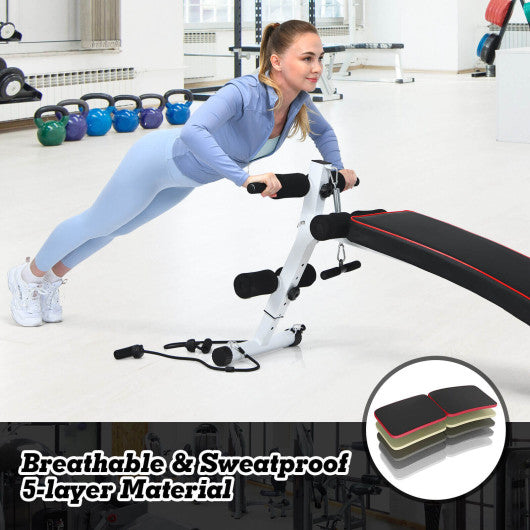 Multifunction Folding Full Body Strength Training Gym Bench
