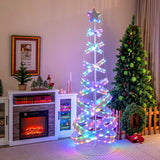 7 Feet Outdoor Spiral Christmas Tree for Party  Xmas New Year Decoration