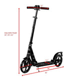 Foldable Dual Suspension Height Adjustable Kids Kick Scooter