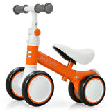 Baby Balance Bike with Adjustable seat and Handlebar for 6 - 24 Months-Orange