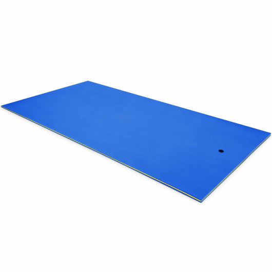 12 x 6 Feet 3 Layer Floating Water Pad-Blue