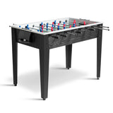 48" Competition Sized Home Recreation Wooden Foosball Table-Black