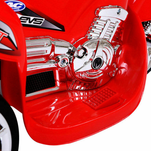 3 Wheel Kids 6V Battery Powered Electric Motorcycle Red
