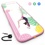10 Feet Inflatable Gymnastic Tumbling Mat with Electric Pump-Pink