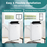 12000 BTU Portable Air Conditioner with Heat and Smart WiFi-12000 BTU