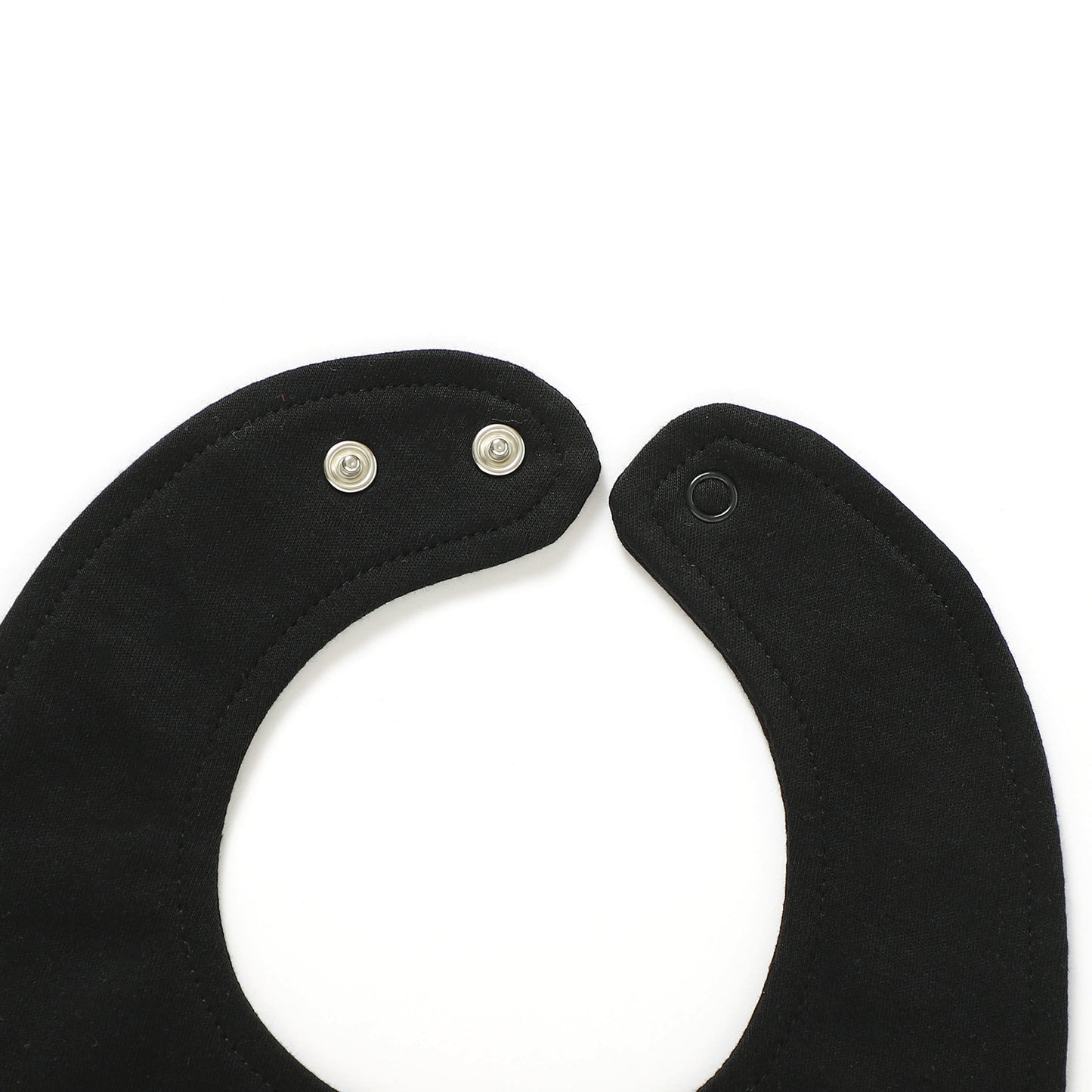 Aidens Corner Organic Cotton Baby Bibs | Black