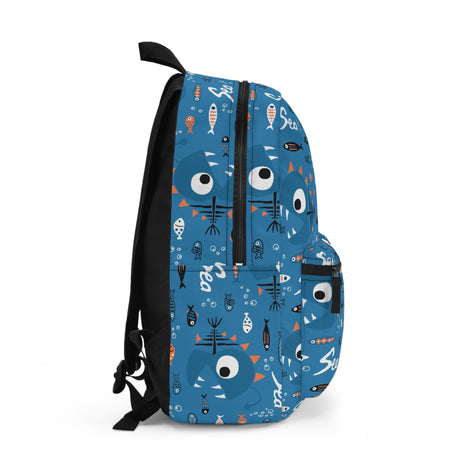 Kids Underwater Sea Blue Backpack
