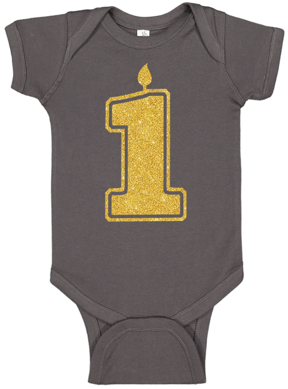 1 Gold First Birthday Onesies & Bodysuits